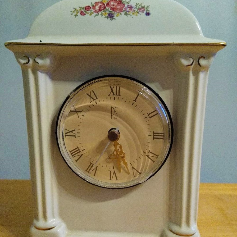 1993 PS White Porcelain Limited Edition Clock